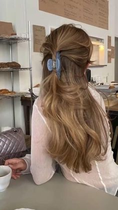 Easy Hair Updos, Dream Hair, Aesthetic Hair, Hair Day, Hair Updos, Pretty Hairstyles, Hair Looks, Hair Goals, Healthy Hair