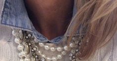 Fall Jewelry Trends, Layered Pearl Necklace, Fall Jewelry, A Necklace, Jewelry Trends, Look Fashion, Autumn Winter Fashion, Beautiful Jewelry, Chic Style