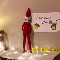 We've collected the 60 BEST DIY Christmas Decorations and Craft Ideas. Outdoor Decorations, Table Settings, Holiday Crafts, and Home Decor. An Elf, On The Shelf, Elf On The Shelf, Lemonade, Elf