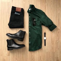 Black Smart Casual, Herren Style, Stil Boho, Mens Spring Fashion