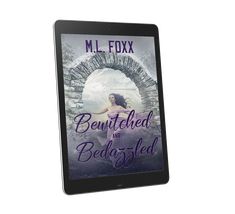 an ebook cover for the bedazzed series by m l fox, featuring a woman in