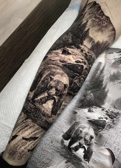 an arm with some animals on it