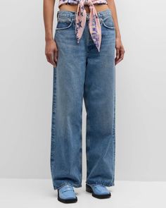 Pre Fall Collection, Carolina Herrera, Baggy Jeans, Baggy Fits, Wide Leg Jeans, Neiman Marcus, What To Wear, Fashion Forward, Acne Studios