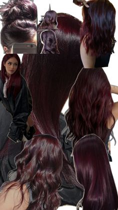 Red Hair Dye Colors, Hair Colour Design, Hair Tint, Dark Red Hair, Hairstyles For Layered Hair, Pretty Hair Color