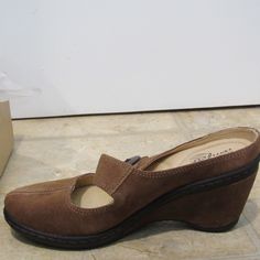 Nwt "Mariah Camel" Soft Cushioned Foot Bed Pet Friendly Business! Feel Free To Make An Offer :) Brown Suede Slip-on Wedge Sandals, Brown Mules With Cushioned Footbed And Wedge Heel, Brown Wedge Heel Mules With Cushioned Footbed, Brown Slip-on Heels With Cushioned Footbed, Brown Cushioned Slip-on Heels, Comfortable Brown Platform Heels, Brown Suede Wedge Sandals, Brown Suede Wedge Heel Sandals, Brown Suede Clogs With Wedge Heel