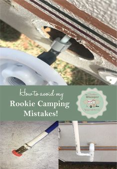 the words how to avoid my rookie camping mistakes