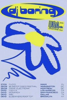 an advertisement for the u s air force in front of a blue and yellow background