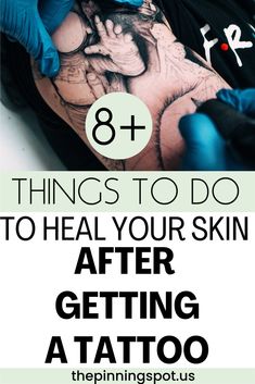 In this post, you'll learn how to accelerate the healing process of your tattoo. So if you want to speed up tattoo healing but still maintain the vibrancy of your new ink Whether you've just gotten a hand tattoo or a small finger design, this post will give you eight practical tips to promote rapid recovery and maintain the beauty of your tattoo, no matter its size or placement. Tattoo Aftercare Tips, Tattoo Healing, Fragrance Free Moisturizer, Tattoo Tips, Beginner Tattoos