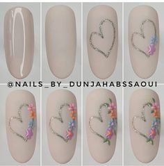 Nail Art Designs Images, Valentine Nail Art, Finger Nail Art