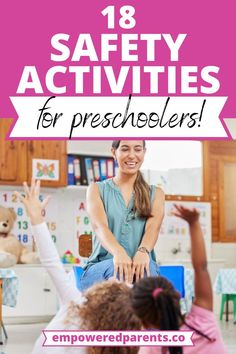 Health And Safety Activity For Preschool, Preschool Health And Safety Activities, Safety Unit For Kindergarten, Homeschool Fire Safety, Healthy And Safety Preschool, Safety Curriculum For Preschool, Safety Projects For Preschoolers, Safety Books For Preschool, Safety Town Activities