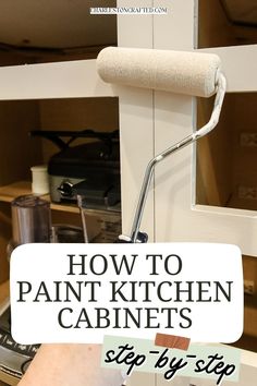 how to paint kitchen cabinets step by step