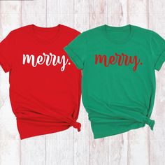 Merry Shirt, Christmas Tshirt, Holiday Winter Shirt, Cute Christmas Shirt, Women Christmas Tee, Christmas Party Shirts, Fun Christmas Outfit, Merry Shirt, Christmas Party Tees, Christmas Holiday, Christmas Gift Shirt, Merry Tee, Cute Holiday Shirt, Funny Christmas Tee, Xmas Shirt. Welcome to My Store! Merry Shirt is the perfect way to spread holiday cheer with style! This fun and festive Christmas Tshirt is ideal for holiday gatherings, family photos, or simply embracing the holiday spirit. Designed as a Cute Christmas Shirt for women, it's perfect for any Christmas Party or event. Whether you're looking for a cozy Holiday Winter Shirt or a Funny Christmas Tee to make everyone smile, this versatile Merry Tee has you covered. It also makes a great Christmas Gift Shirt for friends and family New Year Holiday Crew Neck T-shirt, Green Christmas T-shirt For Holiday, Red Holiday Crew Neck T-shirt, Holiday Red Crew Neck T-shirt, Christmas Green Cotton Tops, Green Cotton Christmas Tops, Red Crew Neck Holiday T-shirt, Red Crew Neck T-shirt For Holidays, Green Cotton Holiday Top