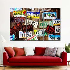 US States License Plates Wall Art is sure to be the centerpiece any room. Bring American style into your home to reflect your personality and passions. Plates Wall Art, License Plate Wall, Plate Wall Art, Us States, U.s. States, License Plates, Wall Art Elephant, Art Elephant, Photography Wall Art