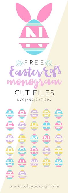 the free easter egg cutting files