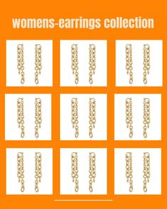 🔥 Dangling Women Gold Chain Earrings 🔥 You deserve something special! Shop Now 🔥🔥 Women Gold Chain, Back Chain, Gold Chain Earrings, Earrings Collection, Chain Earrings, Something Special, You Deserve, Trend Setter, Gold Chain