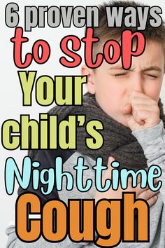 Nighttime cough in children. 6 proven nighttime cough relief tips for kids. Get a better sleep by helping your child stop coughing at night. Stop Coughing At Night, Toddler Allergies, Toddler Cough, Get Rid Of Cough, Tea For Cough, Cough Remedies For Kids, Stop Coughing, Childrens Cough, Baby Cough