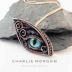 Turquoise Dragon Eye Pendant Made To Order by CharlieMorgon Turquoise Brooch Jewelry Gift, Unique Metal Jewelry Brooch, Handmade Bohemian Brooches For Collectors, Unique Metal Brooch, Unique Metal Brooch Gift, Handmade Metal Brooches As Gifts, Handmade Metal Brooches For Gifts, Handmade Turquoise Brooches For Collectible, Handmade Turquoise Brooches As Gift