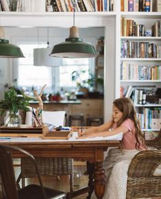 Homeschool Table, Family Library, Wild Free, Casa Vintage, What Matters Most, Logic, My Dream Home