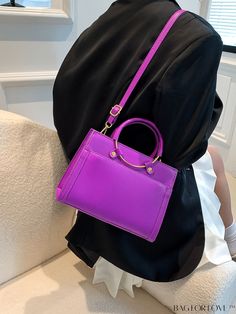 BagForLove - Stylish Korean Womens Shoulder Bag: Sleek, Casual, Large-Sized Cross-body Handbag Product Description Color Purple Type Square Bag Bag Size Small Pattern Type Plain Composition 100% Polyurethane Material PU Leather Size Chart INCH CM Strap Length Bag Length Bag Width Bag Height 47.2 inch 9.3 inch 3.9 inch 6.7 inch Strap Length Bag Length Bag Width Bag Height 120 cm 23.5 cm 10 cm 17 cm Details Pictures Similar Products h2 { text-align: center; } /* æ¢è¡ */ li{ white-space: normal; word-break: break-all; word-wrap: break-word; } .red-box { width: 100%; display: flex; flex-direction: row; flex-wrap: wrap; justify-content: center; } .red-box > div { width: 190px; height: 250px; margin: 10px; } .red-box > div > a > img { width: 190px; height: 250px; } .size-box { width: 100%; mar Chic Purple Shoulder Bag With Mobile Phone Pocket, Chic Purple Shoulder Bag For Mobile Phone, Large Capacity Purple Satchel, Purple Satchel With Large Capacity, Purple Handheld Bag With Large Capacity, Large Capacity Handheld Purple Bag, Large Capacity Purple Crossbody Bag, Purple Large Capacity Crossbody Bag, Trendy Purple Satchel Bag