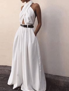 A Line Dress Formal, Black Jumpsuit Outfit, Wide Leg Jumpsuits, Formal Jumpsuit, Pretty Wedding Dresses, T Dress, Jumpsuit Outfit, Romper Outfit, Colored Wedding Dresses