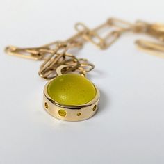 Bright Yellow Sea Glass Necklace in Solid 9ct GoldNecklacesBooblinka Jewellery Yellow Sea, Detail Design, Sea Glass Pendant, Sea Glass Necklace, Bespoke Jewellery, Yellow Gold Chain, Chain Gold, Glass Necklace, Glass Set