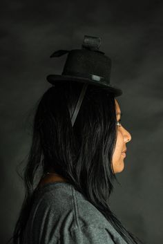 "Mini Black Top Hat on Headband. This mini top hat has an attached ribbon with a pearl decor. Attached on a lightweight headband. Perfect for Halloween, Steampunk costumes, Halloween and more! One Size Fits Most Adults and some children. Top hat itself stand approximately 3.5\" tall and approximately 7.5\" wide." Adjustable Punk Costume Hats And Headpieces For Cosplay, Punk Style Adjustable Costume Hats For Cosplay, Adjustable Brimmed Felt Costume Hat, Adjustable Punk Costume Hats And Headpieces, Adjustable Punk Style Costume Hats And Headpieces, Punk Top Hat For Halloween Party, Adjustable Brimmed Felt Hat For Costume, Punk Style Top Hat For Halloween Party, Adjustable Punk Mini Hat For Cosplay