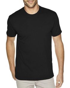 Unisex Sueded Crewneck T-Shirt - BLACK - XL | Next Level Sueded Crewneck T-Shirt in Black Size XL | Cotton/Polyester Blend Trims Fashion, Blank Apparel, Tee Shirt Homme, Knit Set, Wholesale Clothing, Soft Suede, Black Media, Heather Gray, Combed Cotton