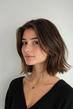 Haircut Medium Length Straight Hair, French Lob With Curtain Bangs, Collarbone Length Bob Haircut, Short Hair Cute Haircuts, Michelle Dockery Hair Short, One Length Short Haircut, Short Hair Styles For Diamond Face, Short Hair Women Oval Face, Hair Cuts Short Ideas