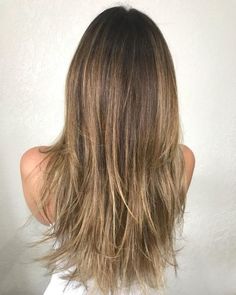 Wispy Cut For Long Straight Hair Long Fine Hair, Dunner Wordend Haar, Easy Hairstyles Quick, Blow Dry Hair, Round Faces, Long Straight Hair, Quick Hairstyles, Long Hairstyles, Beautiful Long Hair