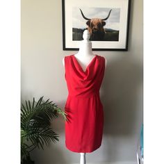 Red Cowl Neck Dress With Pockets. Never Worn! Love It But It’s Too Small. Measurements: Shoulder To Hem: 35” Shoulder To Shoulder: 14” Waist: 14” Bust: 18” Elegant Forever 21 Formal Dress, Elegant Cocktail Dress From Forever 21, Forever 21 Elegant Formal Dress, Forever 21 Summer Work Dresses, Fitted Forever 21 Dress For Work, Elegant Cocktail Dress By Forever 21, Elegant Sleeveless Midi Dress By Forever 21, Elegant Forever 21 Cocktail Dress, Forever 21 Summer Workwear Dresses