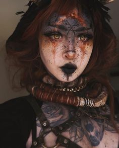 Dark Celestial, Norse Warrior, Celestial Goddess, Horror Makeup