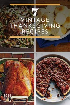 thanksgiving dinner menus with turkey and sides