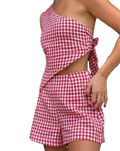 PRICES MAY VARY. Material: This matching sets for women made of high quality cotton blend, breathable, soft, skin-friendly, light weight comfortable to wear for spring, summer, fall, winter Feature:The cute cami pajamas set features v neck, low cut, bow decor, spaghetti strap camisole top, chic heart print sleeveless backless cami tank top, sheer lace tank top, matching high waisted, elastic waist shorts, relax fit, 2 piece sexy lingerie for women Design: Cute and sexy 2 piece cami sleep sets, t Summer Streetwear Outfits, 2 Piece Short Set, Womens Clothing Patterns, High Waist Shorts, Short Suit, Short Pajama Set, Plaid Shorts, Streetwear Outfit, Off Shoulder Tops