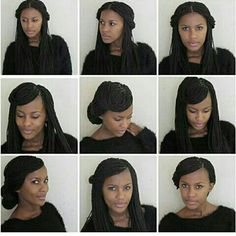 Styling Braids, Extension Styles, Braids Medium, Braids Styling, Black Hair Updo Hairstyles, Long Box Braids, Box Braids Styling, Fashion And Beauty Tips