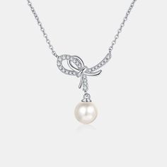 Get ready to shine with our Natural Pearl Moissanite Sterling Silver Necklace! This necklace adds a touch of elegance to any outfit, while the moissanite stone gives off a natural pearl glow. Perfect for all occasions, this necklace is a must-have for any jewelry collection. (Necklace chain included.) Pieces: 1-piece Includes: No certificate of authenticity and limited warranty card with gemological research association (GRA), because a single moissanite has fewer carats (less than 0.3 carats). Natural Pearl, 3 Carat, Pearl Size, Exquisite Jewelry, Gold Pearl, Natural Pearls, Sterling Silver Necklace, Pearl Pendant, Jewelry Store