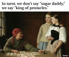 Witch Jokes, King Of Pentacles, Astro Tarot, Learning Tarot Cards, Tarot Magic, Tarot Card Spreads, Tarot Book, Tarot Tips