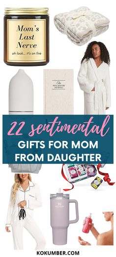 Sentimental Gifts For Mom From Daughter Birthday Gifts For Mom From Daughter, Self Care Gift Ideas, Matching Pj Set, Gift Ideas For Moms, Sentimental Gifts For Mom, Gifts For Mom From Daughter, Healthy Gift, Daughter In Law Gifts