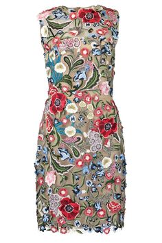 Sleeveless Floral Threadwork Cocktail Dress – Marissa Collections Oscar Fashion, Fancy Gowns, Earthy Outfits, Oscar Dresses, Marissa Collections, 2024 Fashion, Stylish Fashion, Formal Gowns, Pretty Dresses