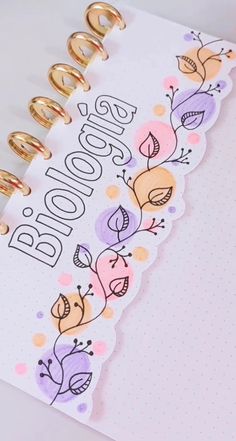 a close up of a planner with the words boo boos on it and gold letters