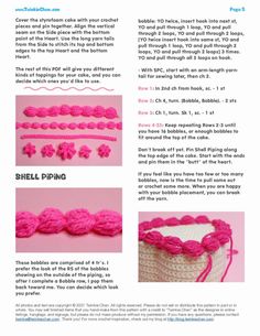 the instructions for crochet flowers are shown in this page, which shows how to make