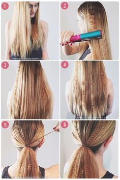 Crimped Hair Tutorial, Ponytail Tutorial, Peinados Recogidos, The Beauty Department, Hair Ponytail