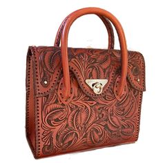 ALLE Satchel- Doctor Bag "MINI ROMMY" more colors - ALLE Handbags Everyday Embossed Tote Satchel, Classic Hand Tooled Shoulder Bag For Everyday, Classic Brown Hand Tooled Bag, Classic Hand Tooled Brown Bag, Classic Brown Hand-tooled Bag, Top Handle Embossed Satchel For Daily Use, Everyday Leather Bag With Engraved Details, Everyday Leather Shoulder Bag Engraved, Leather Bag With Engraved Details For Everyday Use