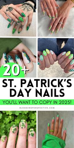 These st patricks day nails ideas are playful and perfect for celebrating! Featuring green nails and creative green nail designs, this collection includes stylish Irish nails and fun St Patricks day nail art. Plan your March nails 2025 with these bold ideas. Check out the blog for all the st patricks day nails designs!