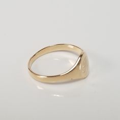 "Thanks for shopping our vintage estate store. We tend to sell well below wholesale and truly hope you enjoy all of our items. Many of the items are one of a kind, so please enjoy scrolling through the pictures and hopefully something will catch your eye. Black spots are from the camera. Estate 14k yellow gold monogram letter B Infant baby or midi ring. Ring size: 1 Setting: 1/4\" 6.5mm Band width: 1.5mm Weight: .72 gram Beautiful ring, just waiting for someone to wear it. Marked 14k." Vintage Gold Initial Ring Stamped 14k, Gold Oval Initial Ring Stamped 14k, Vintage Oval 14k Gold Signet Ring, Vintage Oval Signet Ring In 14k Gold, Vintage Oval Signet Ring With Hallmarks, Vintage Oval Signet Ring With Engraving Option, Oval 14k Gold Signet Ring Stamped 14k, Antique Gold Oval Initial Ring, Antique Oval Signet Ring Stamped 14k