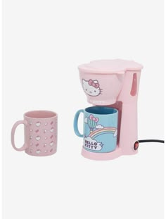 hello kitty coffee maker and mug set