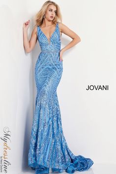 Indulge in opulent elegance with Jovani 03570. This exquisite evening dress, adorned with shimmering sequins, boasts a figure-hugging mermaid silhouette and a sultry low-cut back. The plunging neckline and adjustable spaghetti straps ensure a perfect fit for a night of pure sophistication. Make a statement in timeless glamour. Plunging Neckline Prom Dress, Neon Prom Dress, Foral Dress, Below The Knee Dress, Sparkly Prom Dress, Jovani Prom, Prom Dresses Jovani, Dresses By Color, Strapless Prom Dress