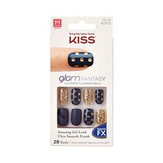 Amazon.com : KISS Glam Fantasy Special FX Effect Nails (KGF03) : Beauty Kiss Nails Kit, Spa Masks, Glam Design, Kiss Products, Kiss Lashes, Kiss Nails, Fantasy Nails, Gel Glue, Princess Coloring Pages