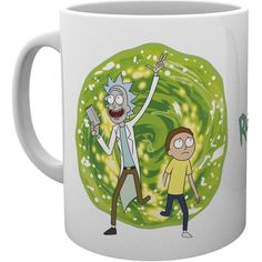 Rick and Morty - Portal Ceramic Coffee Mug - front view Rick And Morty Portal, Harry Potter Crest, Gryffindor Crest, Marvel Logo, Rick Y Morty, Harry Potter Gryffindor, Batman Logo, Novelty Mugs, Cool Mugs