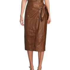 Questions? Leave A Comment Below! Elegant Long Leather Skirt, Elegant Brown Skirt For Date Night, Luxury Fitted Brown Skirt, Chic Brown Midi Length Skirt, Elegant Brown Leather Skirt, Chic Brown Skirt For Night Out, Chic Brown Pencil Skirt For Spring, Elegant Brown Skirt For Evening, Elegant Brown Midi Skirt