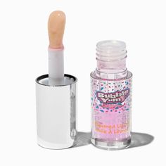 Bubble Yum® Flavored Lip Oil, Lip Gloss Collection Aesthetic, Baby Lips Gloss, Bubble Yum, Cute Nail Polish, Candy Lips, Lip Balm Collection, Clear Lip Gloss, Fancy Makeup, Pretty Skin Care